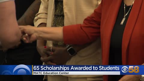 65 students presented with scholarships to MATC